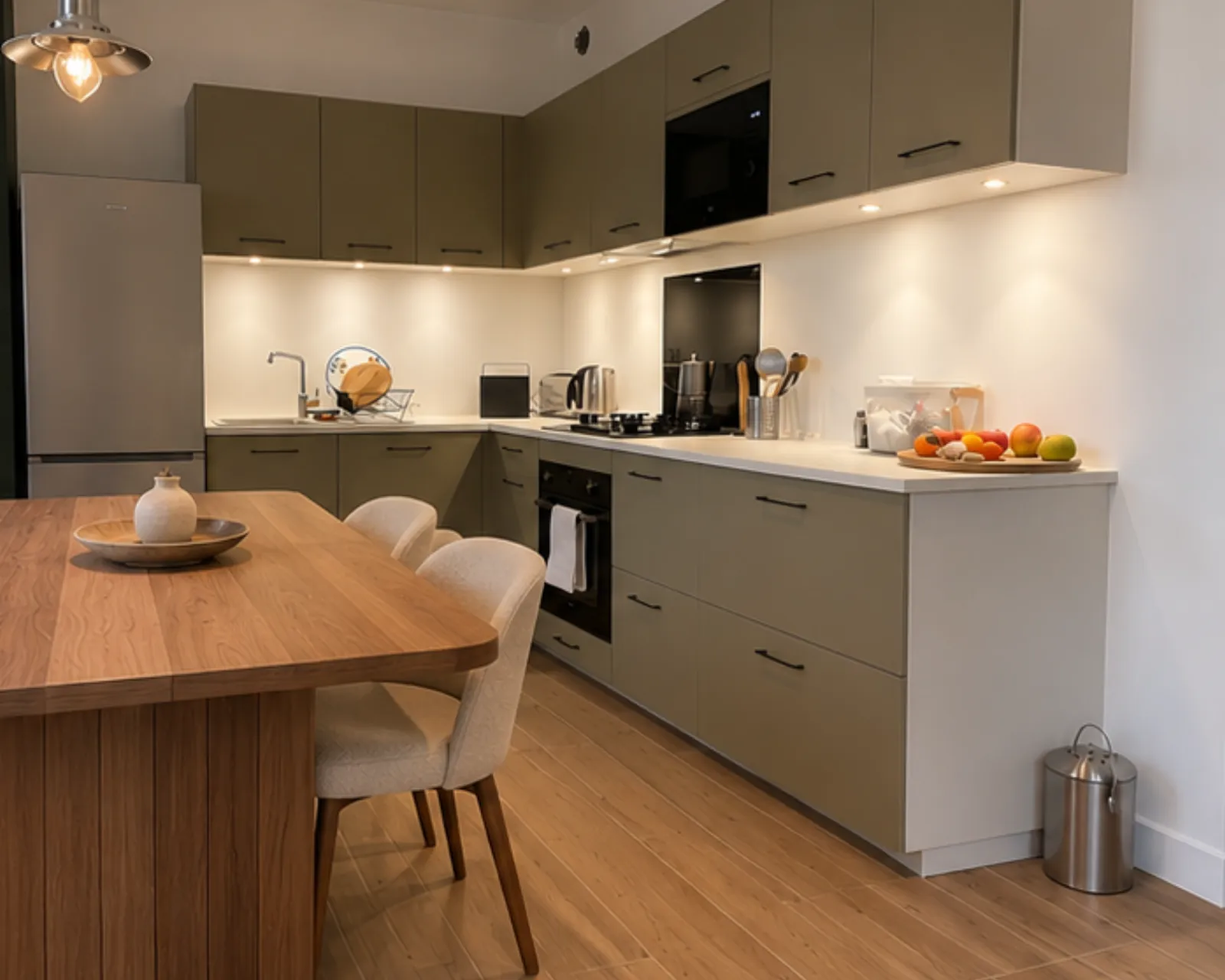 Cuisine ouverte & coin repas