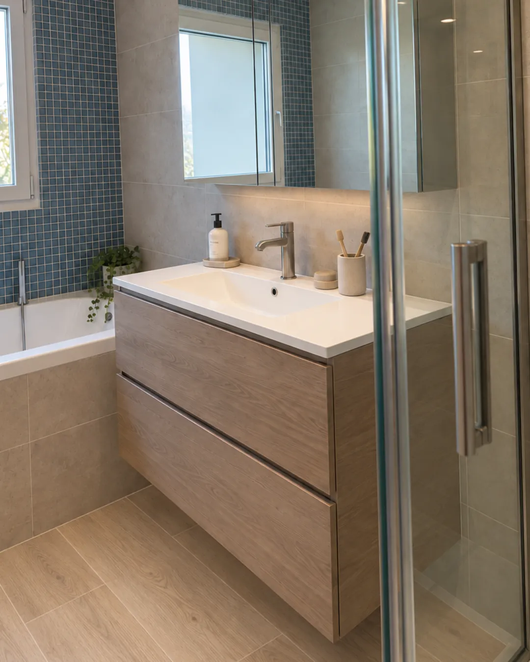 Salle de bain, douche & baignoire